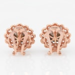 골드몬 해바라기 흑진주 귀걸이 옐로우골드