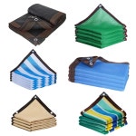 가림막 차양 그늘막 야외 HDPE UV 메쉬 자동차 퍼골라 차고 12 바늘 80 90 음영 비율 160 Coffee 2m X 4m