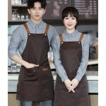 심플 방수 캔버스 카페 공방 앞치마