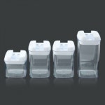 이지앤락 원터치 밀폐용기 4종세트 화이트투명