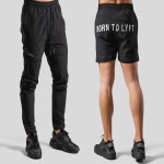 남자 탈부착 반바지 긴바지 트레이닝 팬츠 투웨이