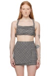 GANNI 가니 Check Camisole 241144F111015