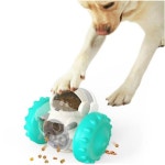 반려 동물 간식 사료 보관함 우주인 텀블러 애견 민트