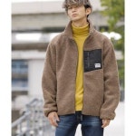노스웨트 x AD믹스 애드 믹스 아틀리에 서브맨 콜라보 셰르파 후리스 보아 양털 스탠드 블루종