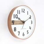 나뭇잎 무소음 벽시계 거실 인테리어용품 시계 H9006