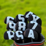 골프채 아이언커버 웨지 헤드 보호 10P 소프트 커버 레인보우