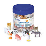 러닝리소스 농장 동물10종 숫자세기 기초수학 학습놀이 어린이집교구 수학교수 G 27170 1개