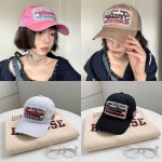 퓨처페이볼캡 여성 모자 자수 빈티지 데미지 Y2K