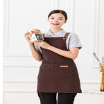 남여공용 카페 바리스타 커스텀 방수 앞치마 어린이집