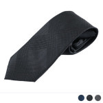 체크오버 고급 수트 자동 넥타이 차콜