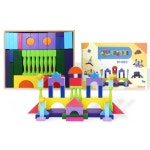 창의력 두뇌발달 도형 건축놀이 원목교구 가베세트 어린이집 원목블럭 GA27545