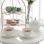 티로직 티세트 티로직 펌킨 골드림 티파티 세트 컵소서2p 티팟1p