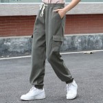 봄신상 빈티지 여성 조거팬츠 사이드 포켓 바지