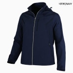 남성 후드 탈부착 바람막이 자켓