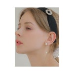 바이데이지 제이로렌 일자 트리플 큐빅 귀걸이 G0274