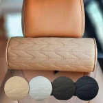 닥쏘오토 레버 차량용 메모리폼 헤드레스트 목쿠션 2P세트 새들브라운 2P