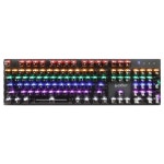 지클릭커 지클릭커 슈퍼히어로 GK-K540 크리스탈 투명 게이밍 기계식 키보드 블랙