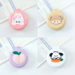 케릭터 접이식 원형 빗거울 세트 손거울