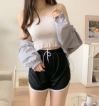 나우로지스㈜ | 오노마 밴딩바지 잠옷 여성 트레이닝 돌핀팬츠 50059493a
