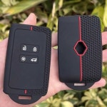 실리콘 키 케이스 커버 르노 호주 카자르 클리오 메간 캡처 아르카나 콜레오스 조 시닉 다시아 산데로 먼지털이 로간 조거