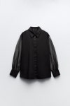 자라 ZARA 자라 CONTRAST 오간자 셔츠 2157 028 1756260 2157028