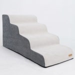 강아지 4단 데코 스텝 1P 애견 논슬립 관절보호 계단