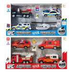 15 히어로 경찰소방차 다이캐스트 메탈 미니카세트 2종 자동차 컬렉션 랜덤