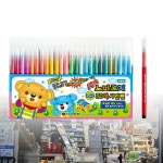 지구화학 지구화학 컴퓨터사인펜 프러스펜 노마르지 사인펜 50색 싸인펜