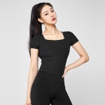 젝시믹스 젝시믹스 소프트 리브드 스퀘어넥 탑 XWFCT01J1