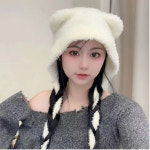 무슈봉 여성 귀여운 뽀그리 곰모자