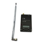 알루미늄 쉘 FM 송신기 메모리 DropShipping이 ParkingLot용 LCD 화면 유형 포트가 스테레오 500mW