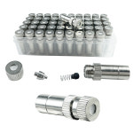 10PCS 안개 미스트 노즐 저압 시스템 용 빠른 연결 정원 물 관개 스프링클러