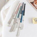 스텐 버터나이프 치즈 슬라이스 커터 잼스푼 UQ70SU74