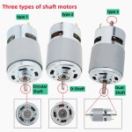 775 DC 모터 12V 드릴 스크루 드라이버 원형 D 샤프트 이중 용 대형 토크 마이크로 전기 3000RPM-12000RPM