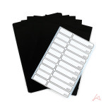 A4 PP 흑표지 10입 군 세로형 HC037