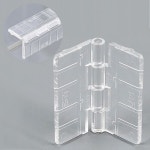 2P 미니 투명 경첩 소형 DIY PC 플라스틱