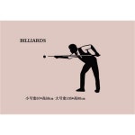당구 배경 장식 엔터테인먼트 클럽 상점 스티커
