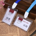 투명 명찰 아크릴 카드 케이스 세로형