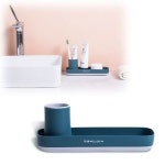 욕실용품 세면대 정리 칫솔 꽂이 치약 비누 거치대