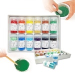 봉황 분채 12색 세트 20cc 한국화 동양화 고체물감