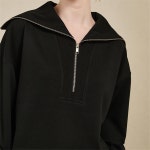 NOUVE 누브 Wide Collar Crop T-Shirts -