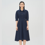 베스띠벨리 버튼 턱 5부 원피스 bioad7526