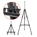 문교 알루미늄 이젤 대형 캔버스 블랙보드 거치대