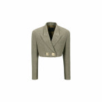 YCH 와이 에이치 CROPPED WOOL JACKET KHAKI F23JK102KK