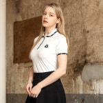 어베이브 골프 테니스 라운드 카라티셔츠 AVBDSST001