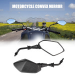 뒷면 볼록 거울 핸들 바 엔드 사이드 백미러 스쿠터 전자 자전거 Motocycle 듀얼 바이크 오토바이
