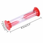 모래 계량기 30 초 모래 시계 1 분 시계 2 분 장식 주택 제공 집 통관 플라스틱