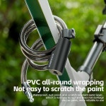 자전거 휴대용 도난 방지 케이블 키 아연 합금 오토바이 스쿠터 MTB 도로 라운드 사이클링 장치 32120001001