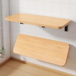 접이식 벽선반 간이테이블 주방 벽걸이 원룸 공간활용 수납 간이 폴딩 테이블-20x40cm