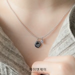 제이앤제이 써지컬 판타스틱 코인 큐빅 목걸이
